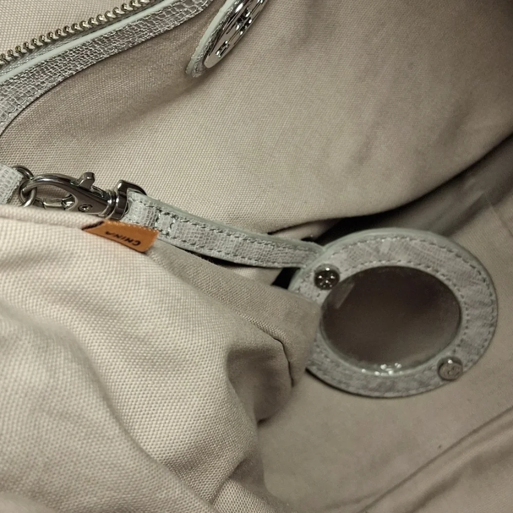 Tory Burch Vintage Lizard Leather Embossed Hobo Bag